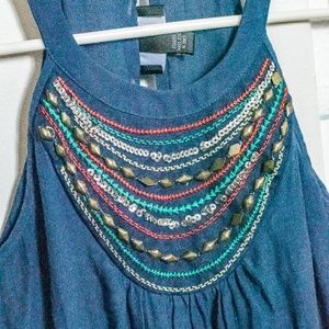 Beaded Tank Top